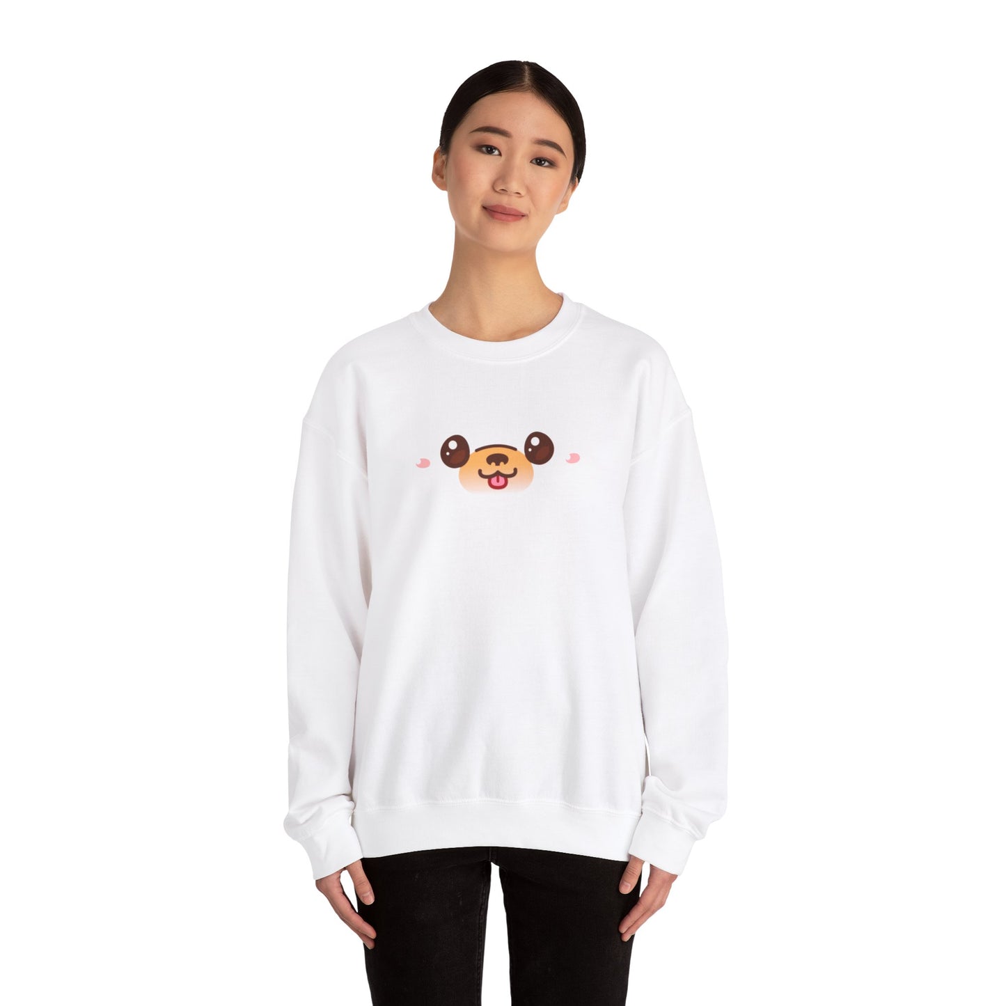 Anime Crewneck, Cartoon Graphic Hoodie, Doglover Crewneck,