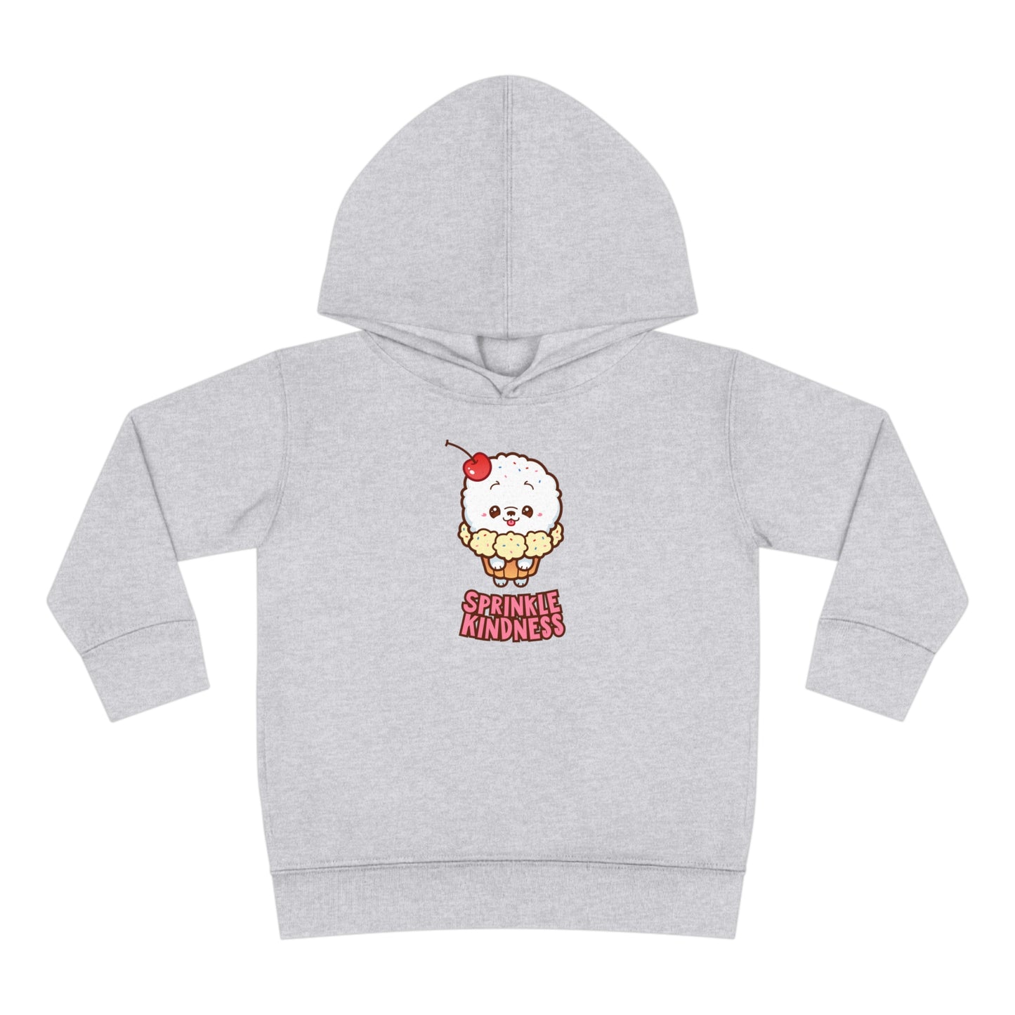 Sprinkle Kindness Toddler Pullover Fleece Hoodie, Pink Shirt Day Sweatshirt, Anti-Bullying Apparel For Kids