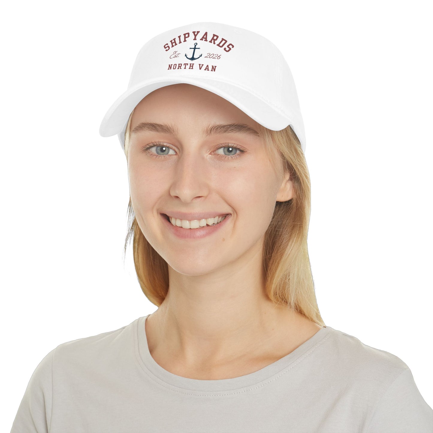Nautical Anchor Baseball Cap — Shipyards Low Profile Hat