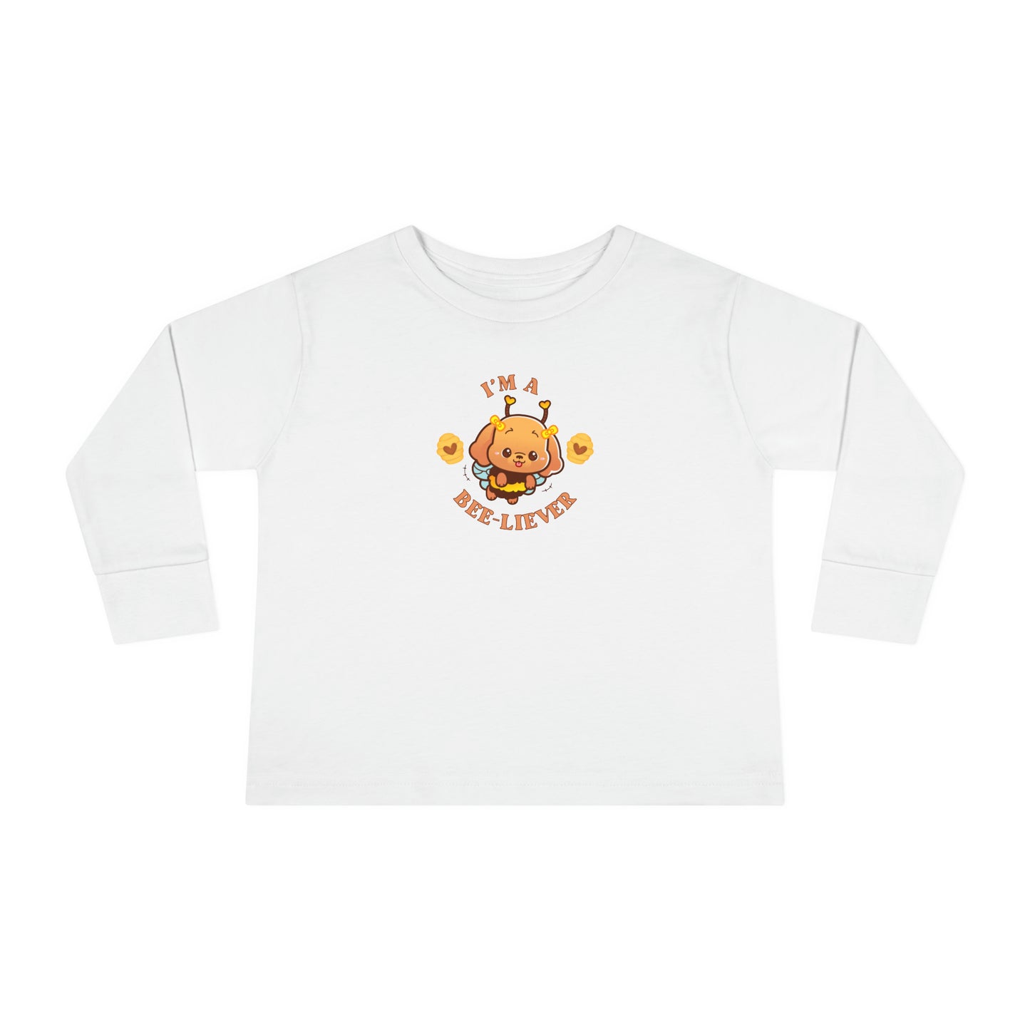 Christian Toddler Long Sleeve Tee, Faith Toddler T-Shirt, Kids Long Sleeve Faith T-shirt