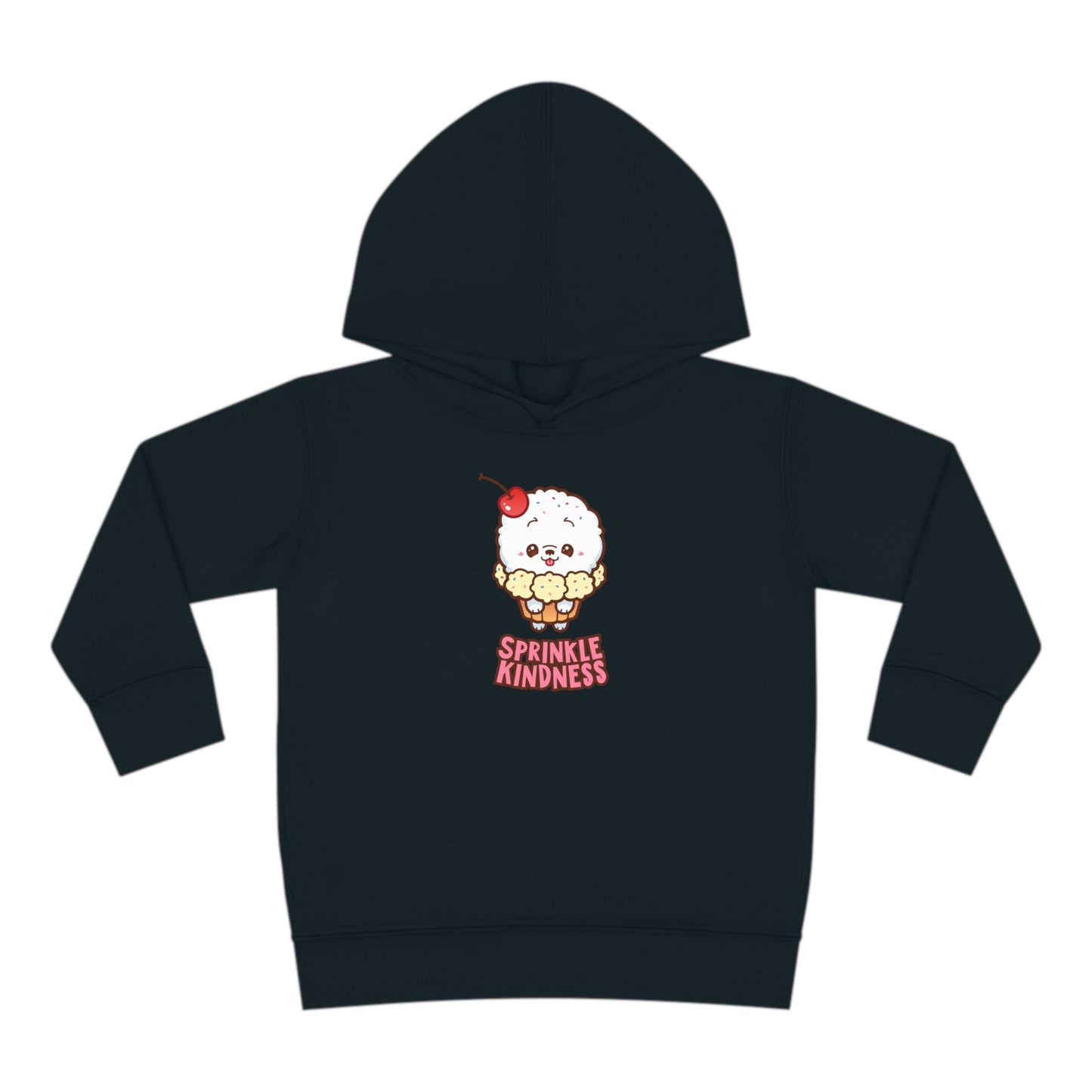 Sprinkle Kindness Toddler Pullover Fleece Hoodie, Pink Shirt Day Sweatshirt, Anti-Bullying Apparel For Kids