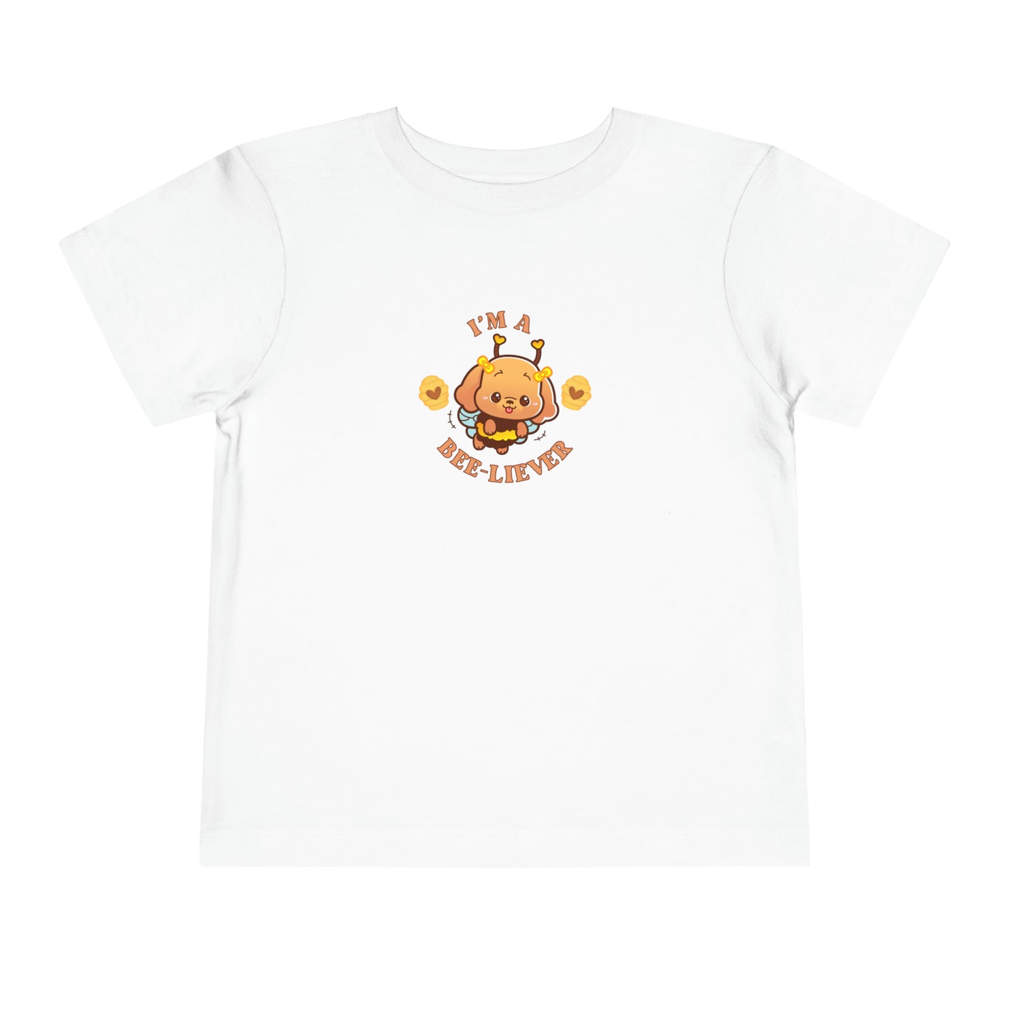 Bee-liever Toddler T-Shirt, Friendship Tee, Kids Faith Apparel, Christian Kids Tee