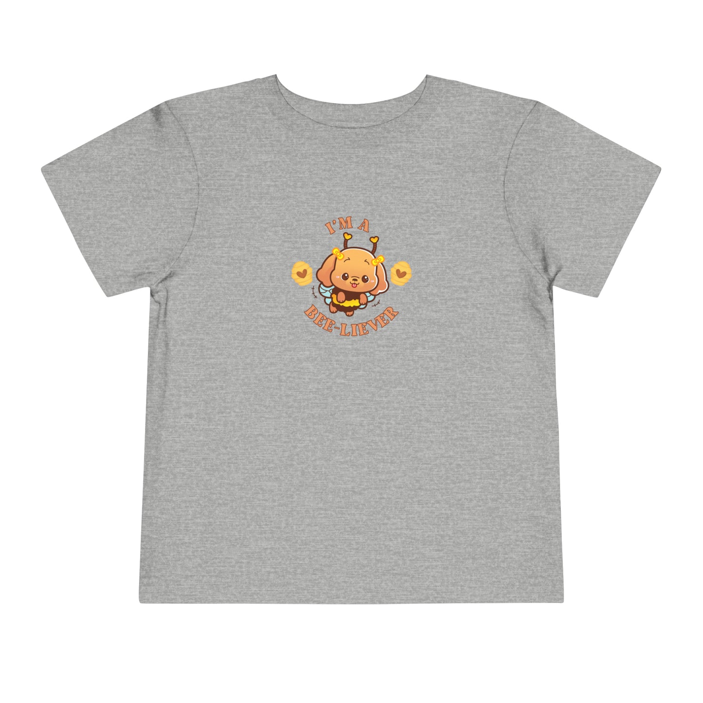 Bee-liever Toddler T-Shirt, Friendship Tee, Kids Faith Apparel, Christian Kids Tee