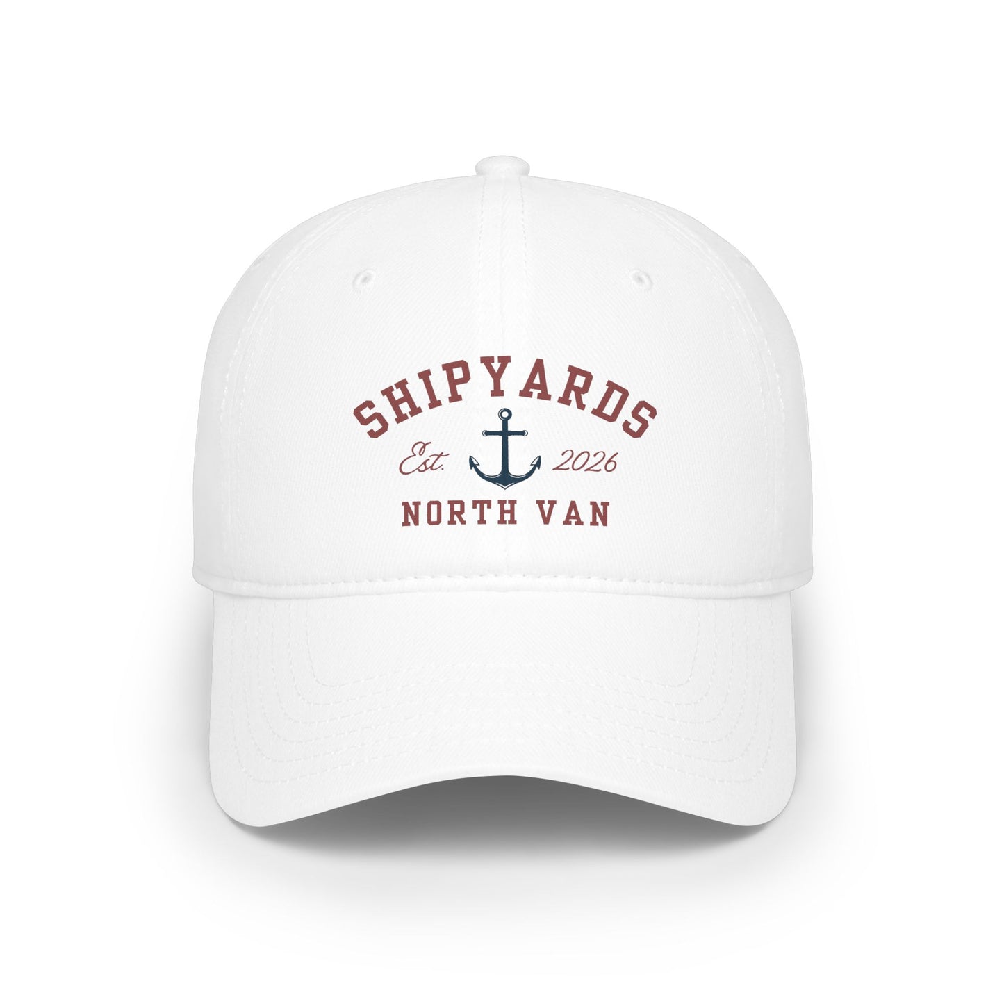 Nautical Anchor Baseball Cap — Shipyards Low Profile Hat