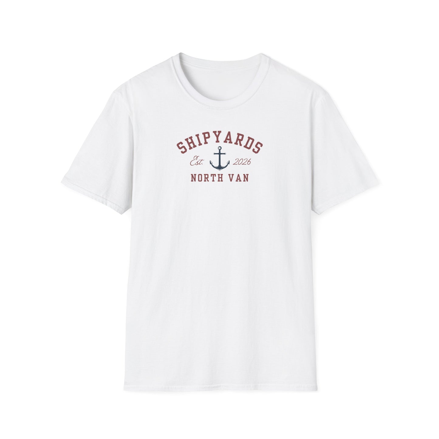 Shipyards Anchor Tee — Softstyle Anchor T-Shirt for Nautical & Maritime Fans