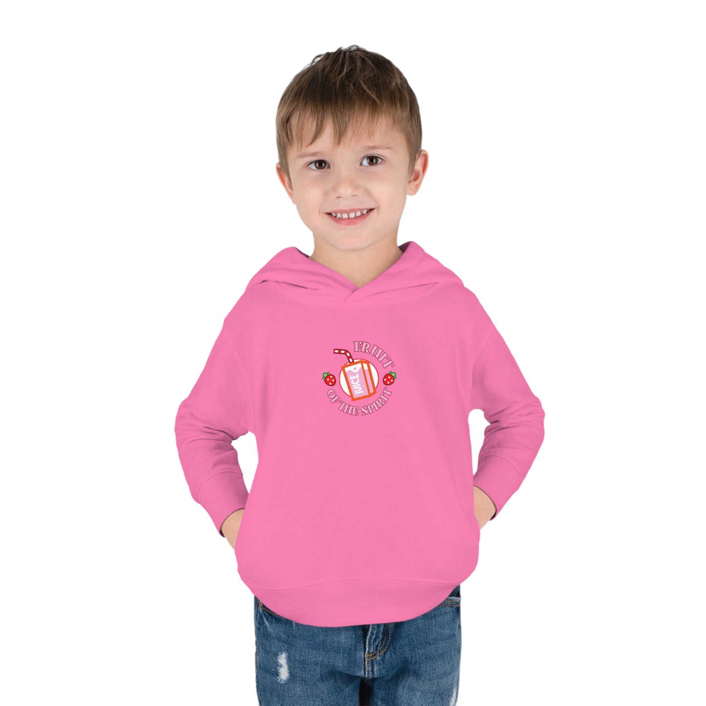 Fruit of The Spirit Pullover Fleece Hoodie, Christian Pullover for Kids, Jesus Hoodie, Toddler & Youth Faith Apparel