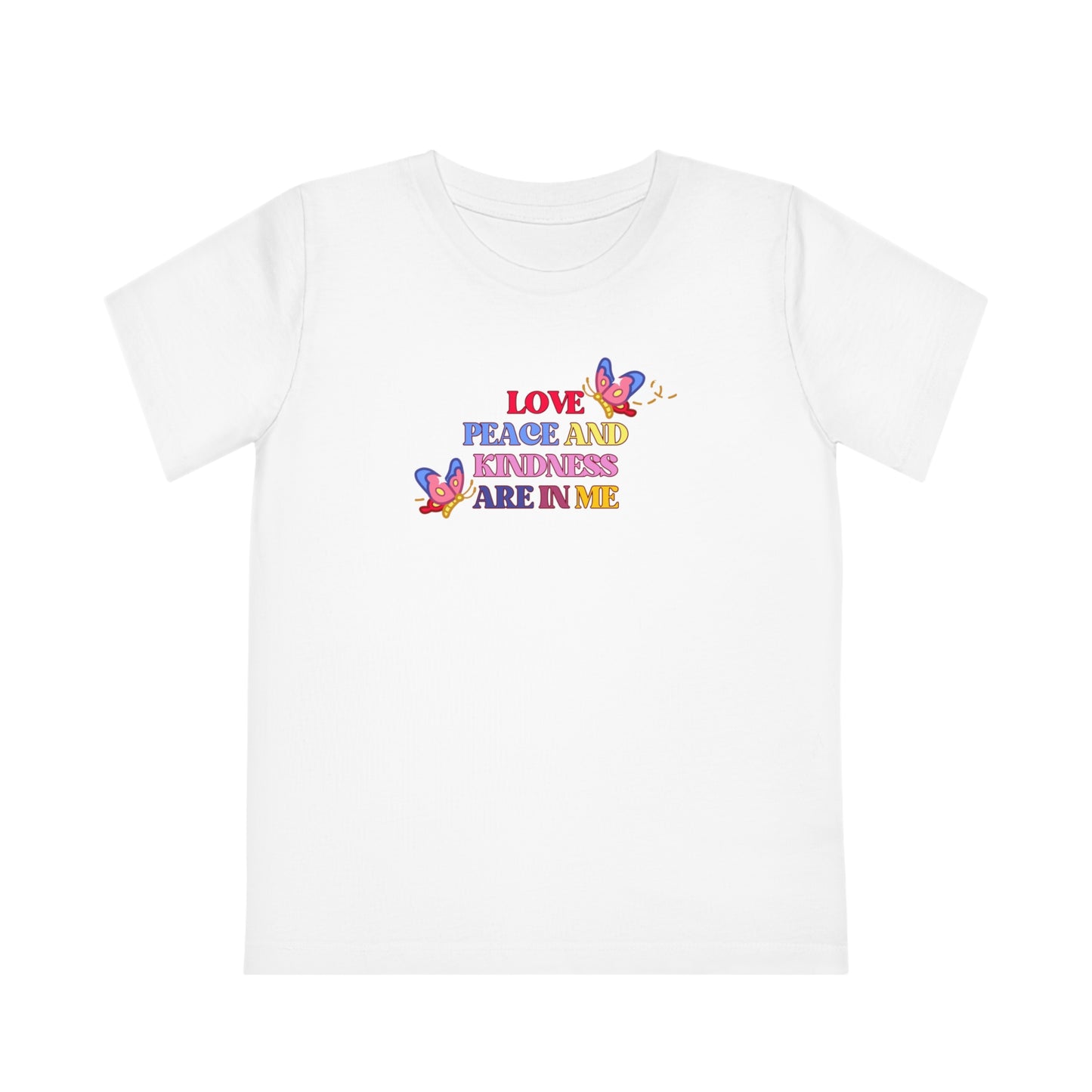 Christian Shirts for Kids, Children's Eco-friendly Christian T-shirt, Kids Natural Faith T-shirt, Toddler & Youth Faith Tee, Love Peace and Kindness Tee