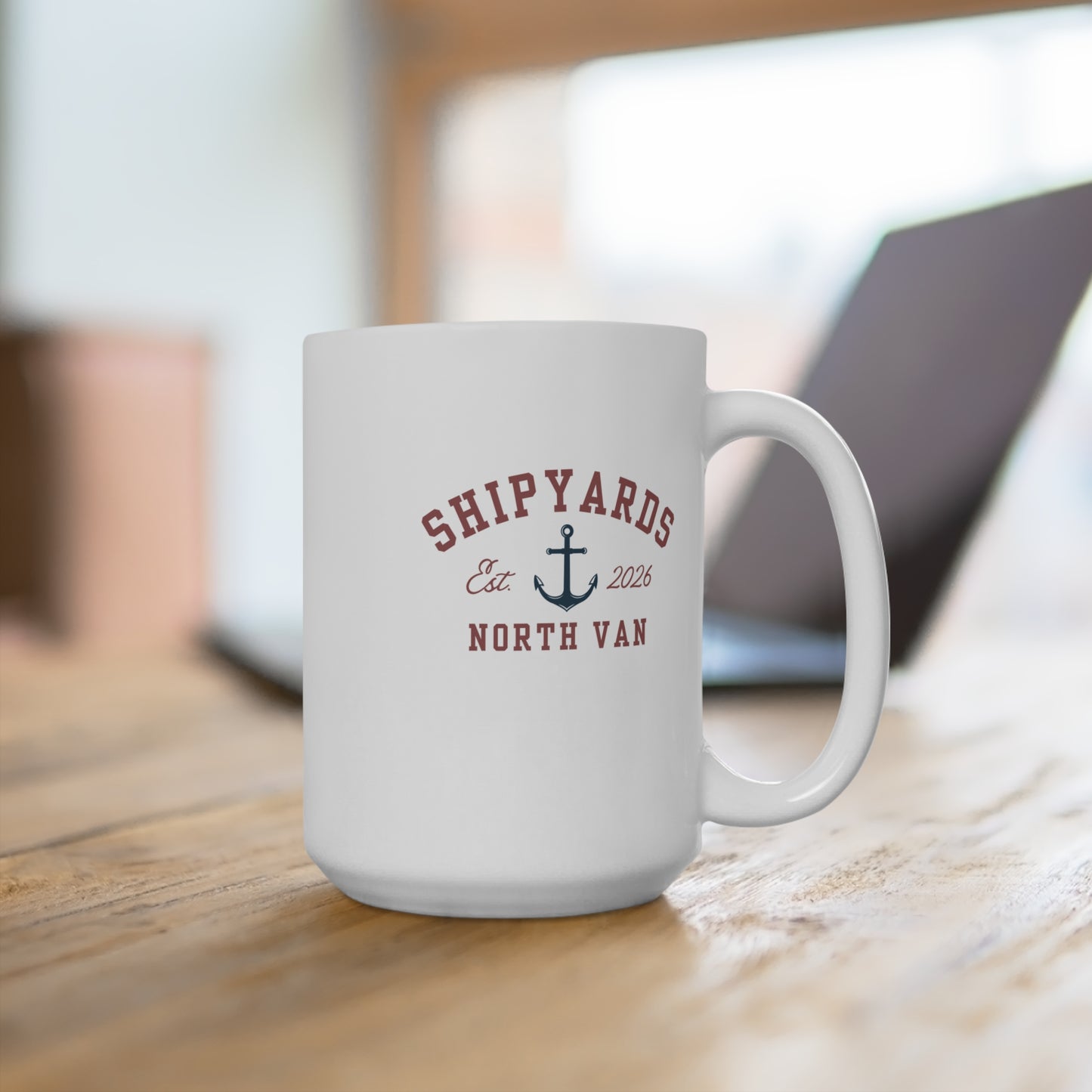 Shipyards Nautical Ceramic Mug — Maritime Coffee Cup