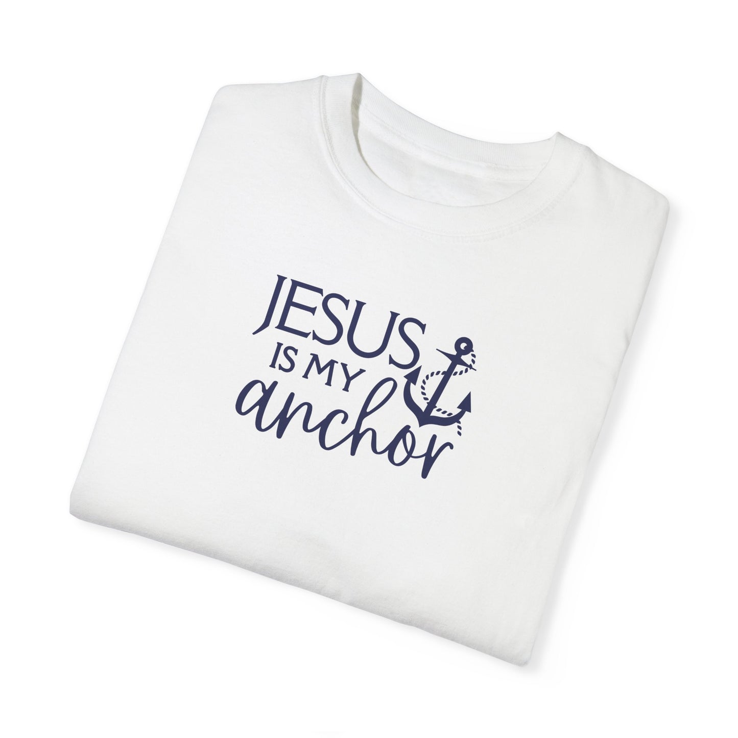 Jesus Is My Anchor T-shirt, Nautical Tee For Women, Faith Based Apparel For Women