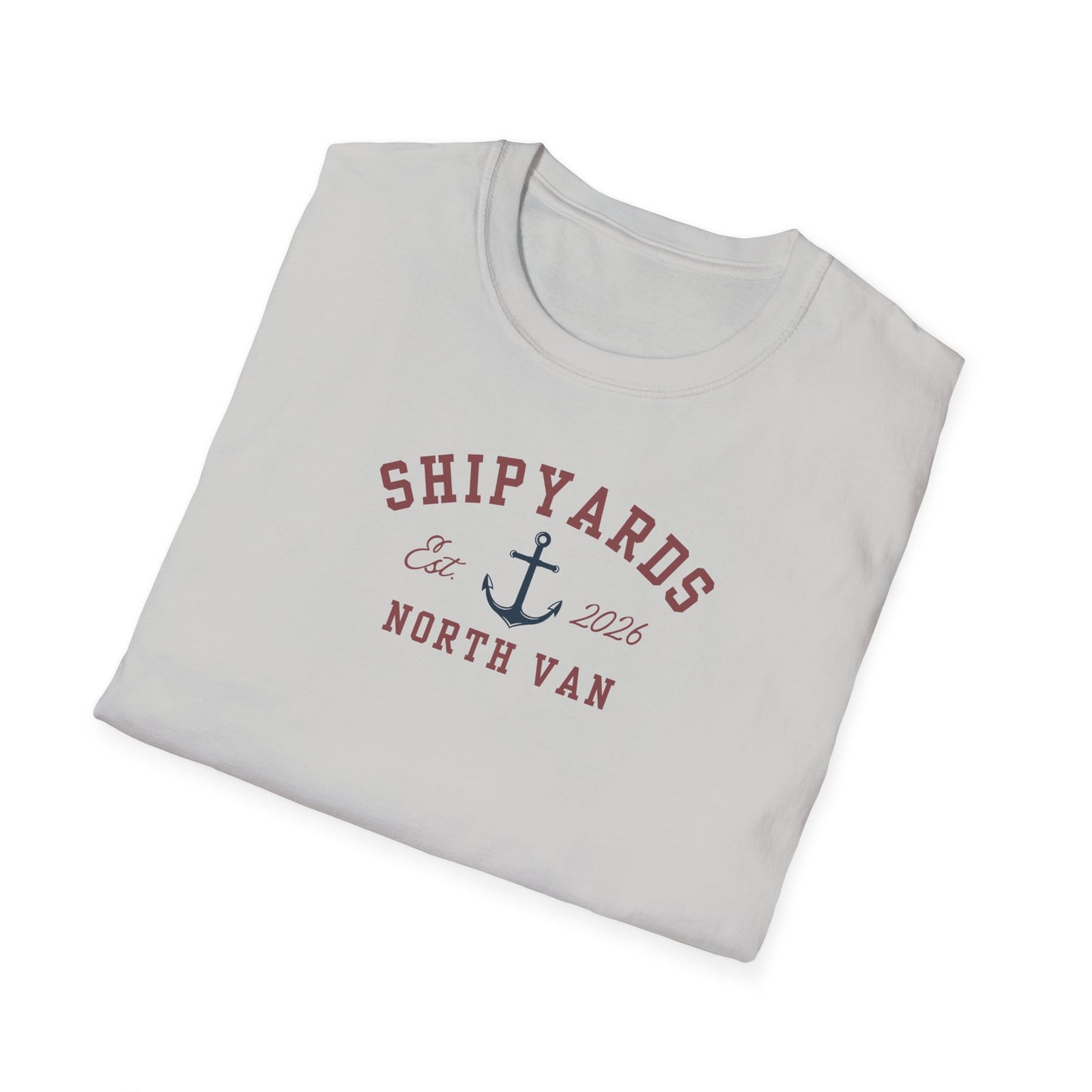 Shipyards Anchor Tee — Softstyle Anchor T-Shirt for Nautical & Maritime Fans