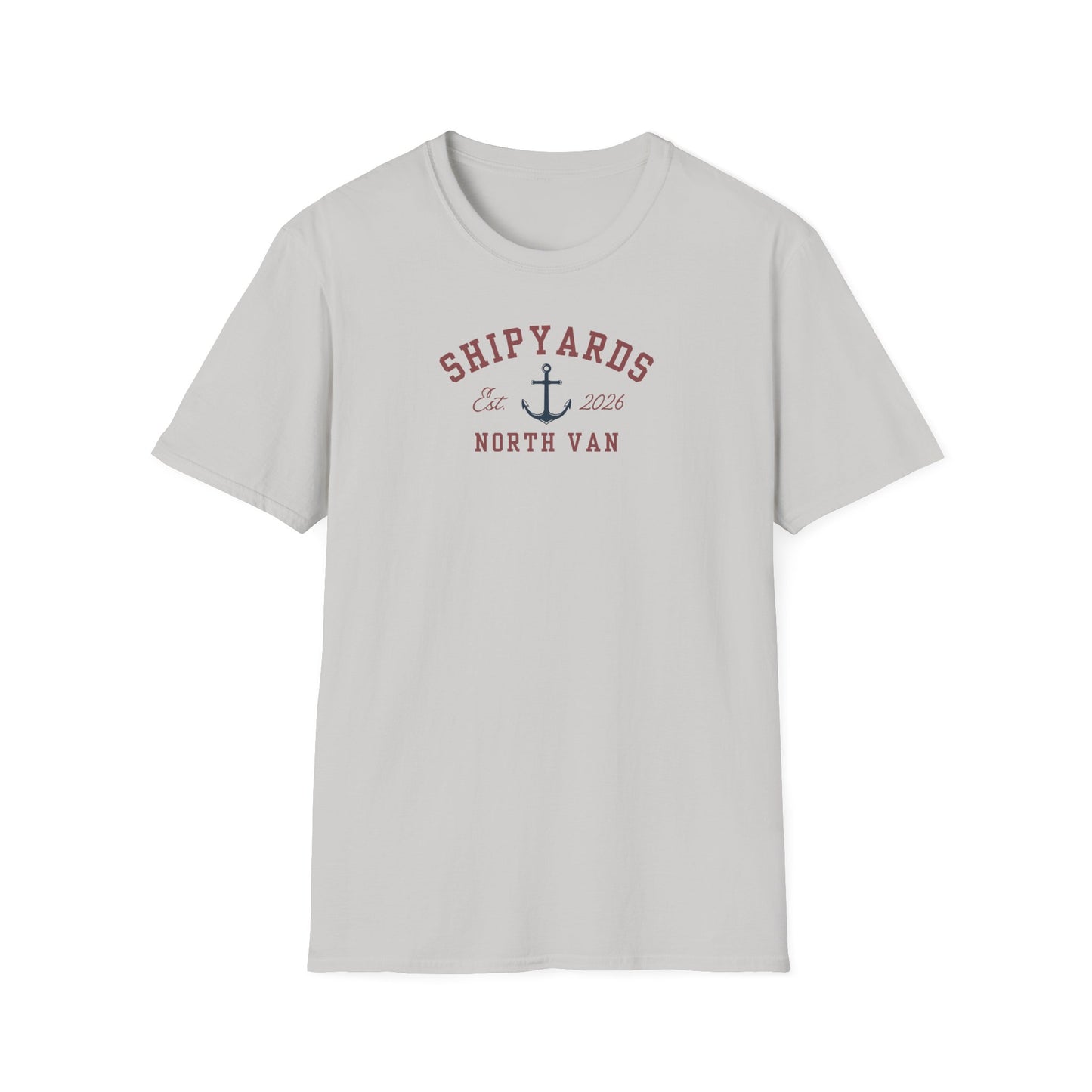 Shipyards Anchor Tee — Softstyle Anchor T-Shirt for Nautical & Maritime Fans