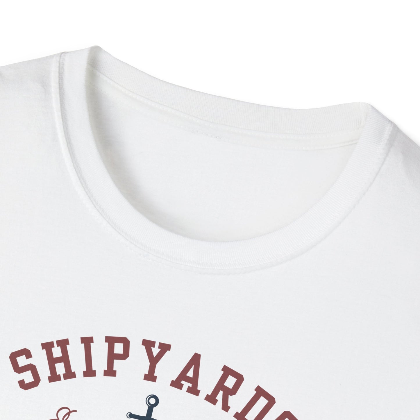 Shipyards Anchor Tee — Softstyle Anchor T-Shirt for Nautical & Maritime Fans