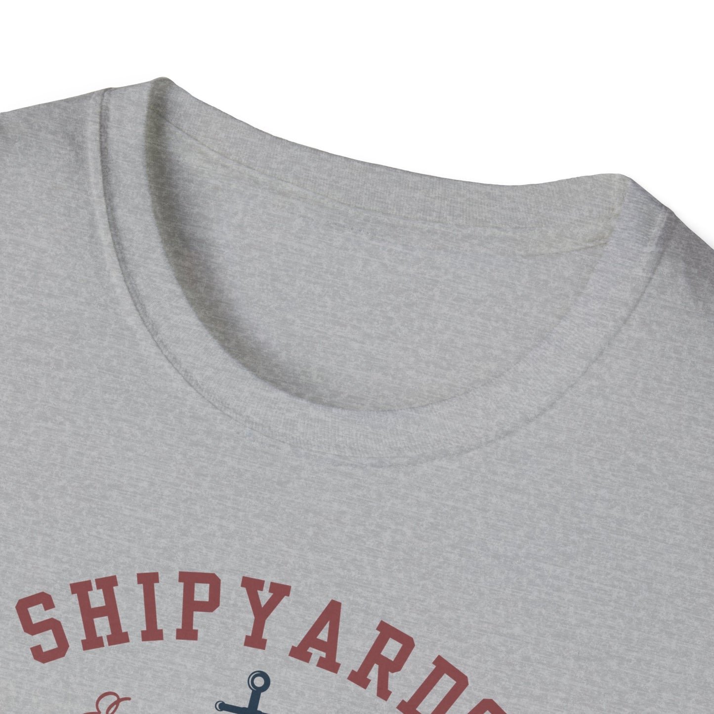 Shipyards Anchor Tee — Softstyle Anchor T-Shirt for Nautical & Maritime Fans