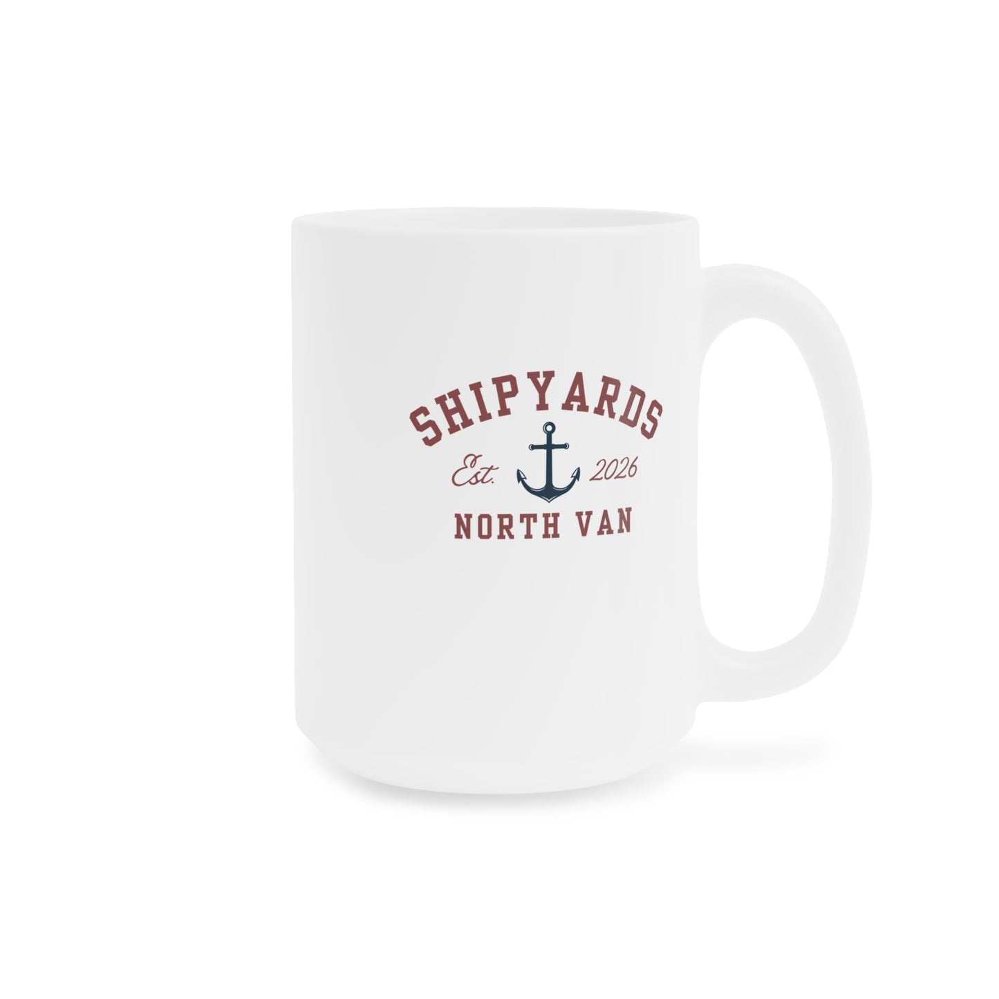 Shipyards Nautical Ceramic Mug — Maritime Coffee Cup