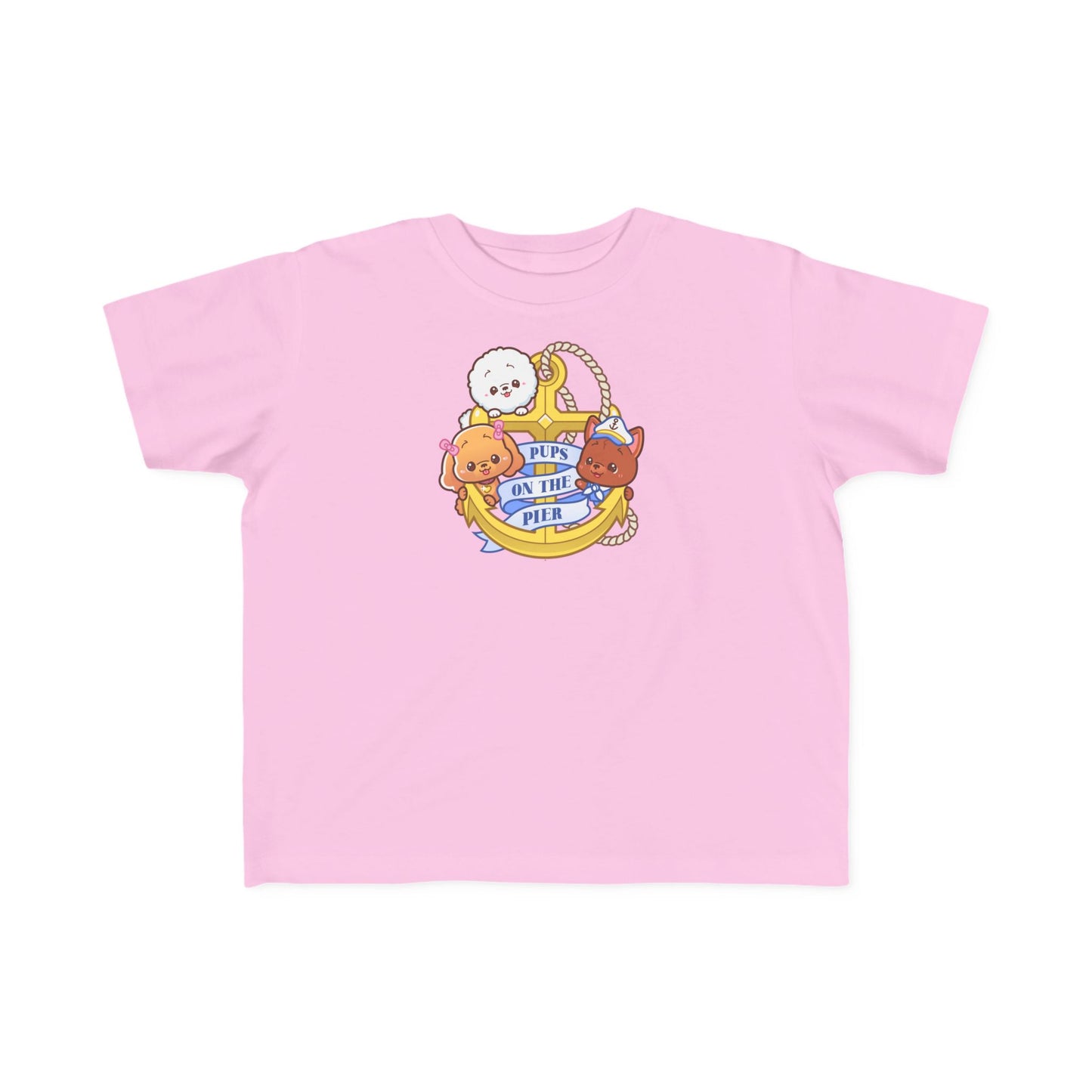 Toddler Anchor Tee | Pups on the Pier Nautical Logo Shirt