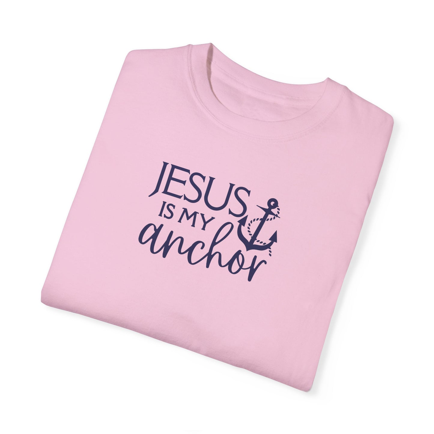 Jesus Is My Anchor T-shirt, Nautical Tee For Women, Faith Based Apparel For Women