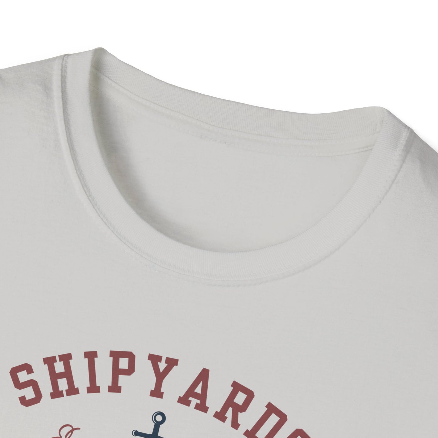 Shipyards Anchor Tee — Softstyle Anchor T-Shirt for Nautical & Maritime Fans