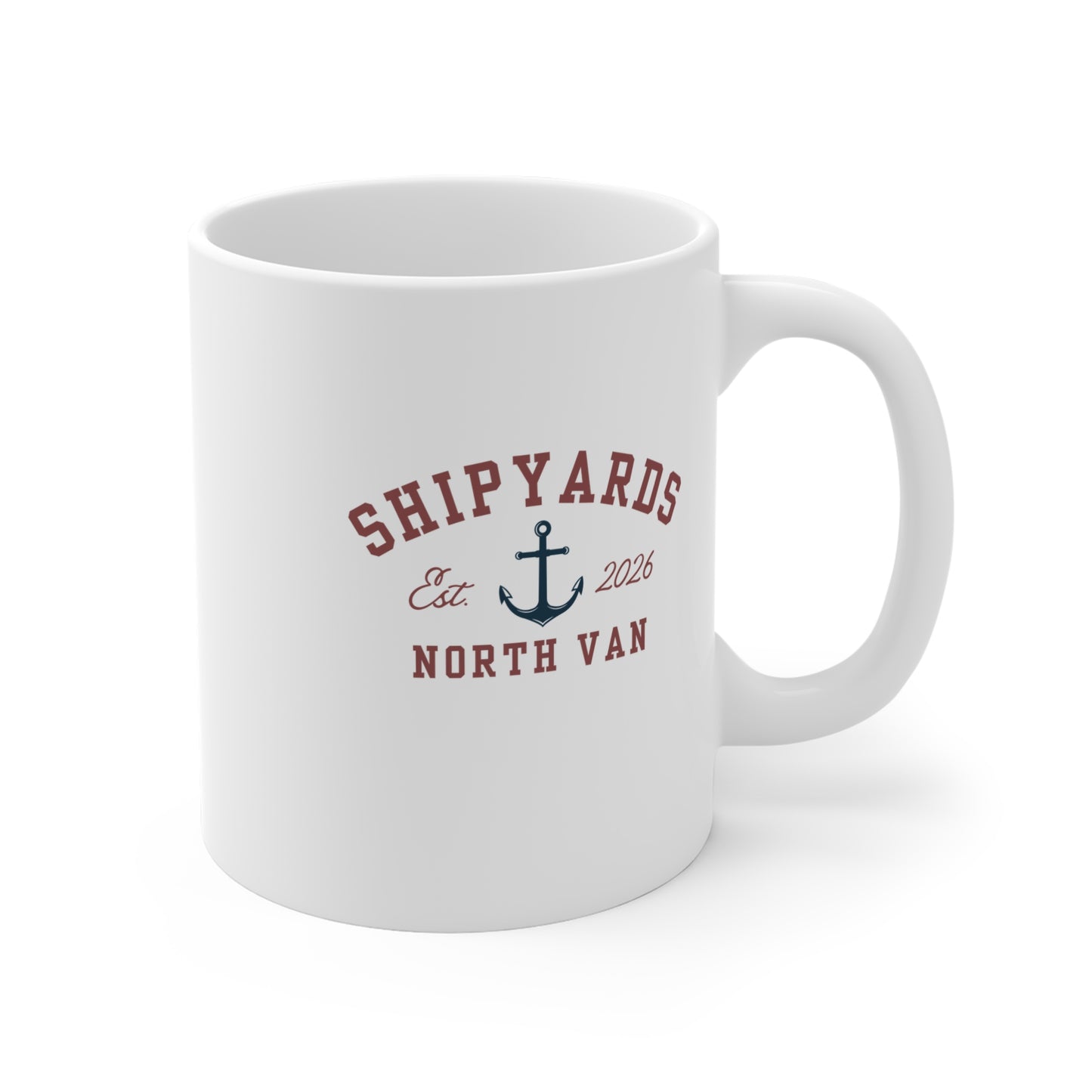 Shipyards Nautical Ceramic Mug — Maritime Coffee Cup