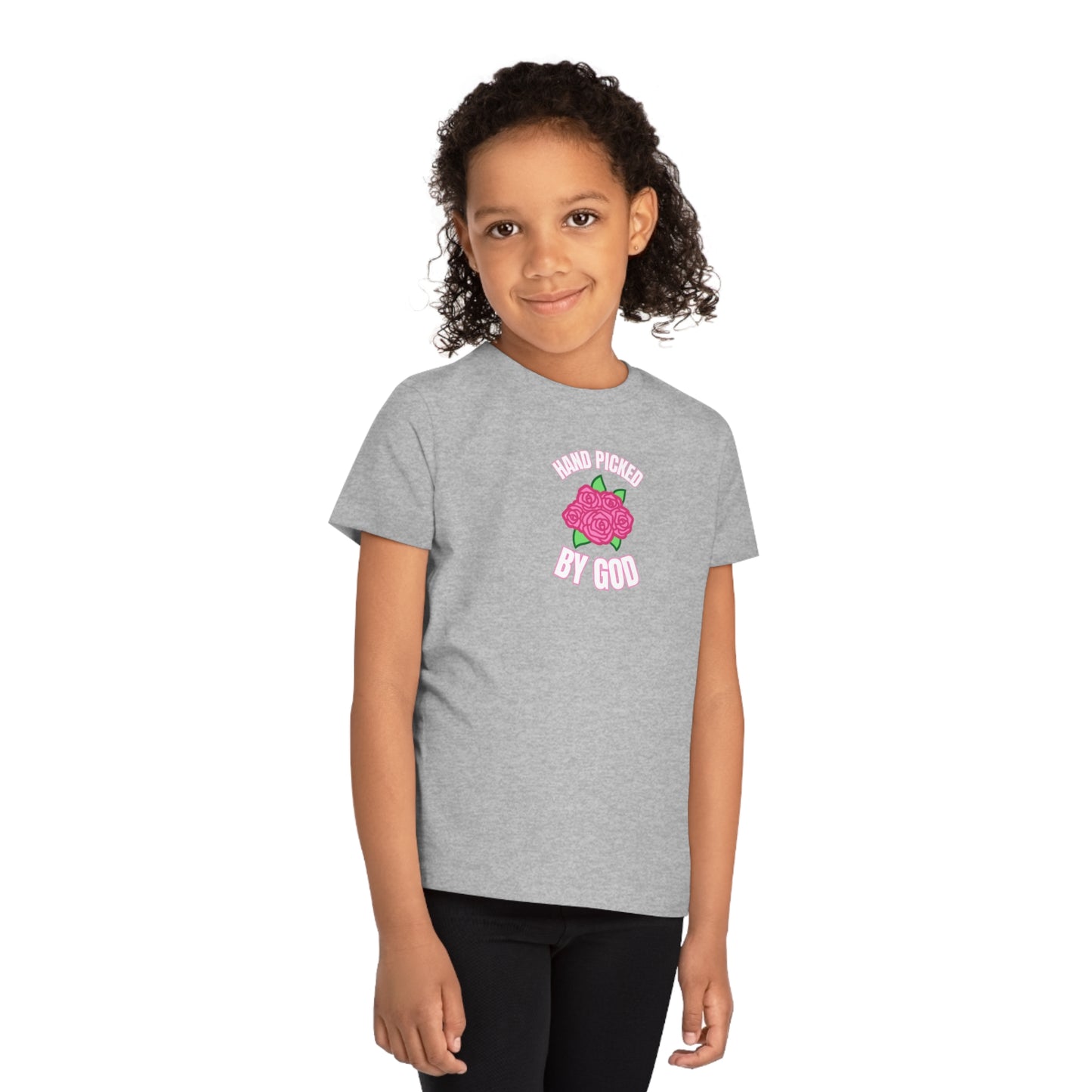 Cute Christian Shirts for Kids, Hand Picked By God T-shirt, Children's Eco-friendly Christian T-shirt, Kids Natural Faith T-shirt, Toddler & Youth Faith Tee, Kids Faith Tee