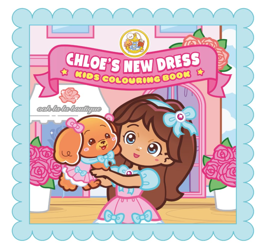 Chloe's New Dress - Kid's Colouring Book