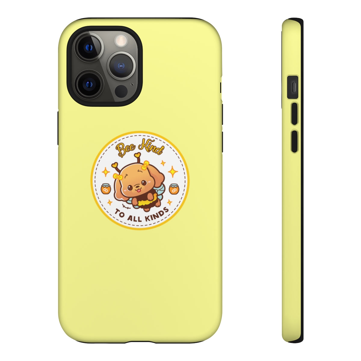 Cute Kawaii iPhone Case, Luxury iPhone Case, iPhone 12 13 Case, Pastel Yellow iPhone Case, Fashion iPhone Case